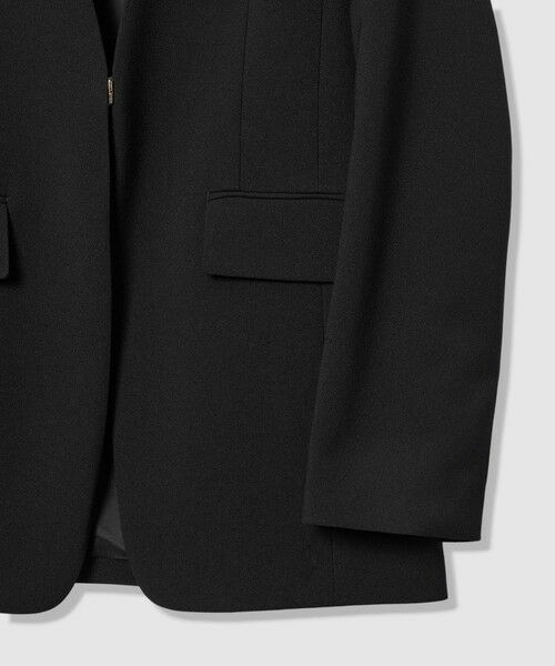 allureville / アルアバイル ノーカラージャケット | 【LOULOU WILLOUGHBY】ダブルクロスノーカラージャケット | 詳細8