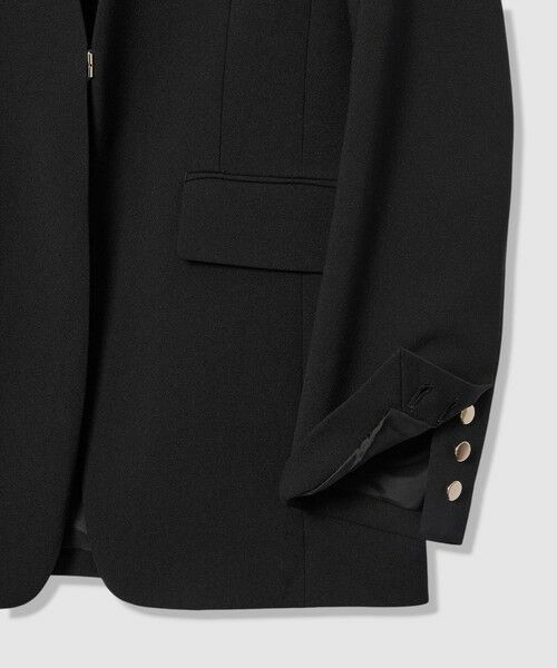 allureville / アルアバイル ノーカラージャケット | 【LOULOU WILLOUGHBY】ダブルクロスノーカラージャケット | 詳細9