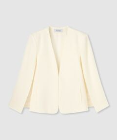 allureville / アルアバイル ノーカラージャケット | ◇【LOULOU WILLOUGHBY】リトルブラックケープJK