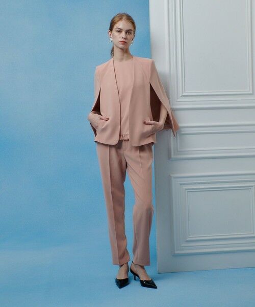 allureville / アルアバイル ノーカラージャケット | ◇【LOULOU WILLOUGHBY】リトルブラックケープジャケット | 詳細5