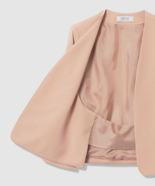 allureville / アルアバイル ノーカラージャケット | ◇【LOULOU WILLOUGHBY】リトルブラックケープジャケット | 詳細11