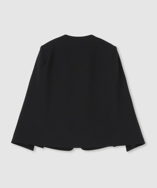 allureville / アルアバイル ノーカラージャケット | ◇【LOULOU WILLOUGHBY】リトルブラックケープJK | 詳細1
