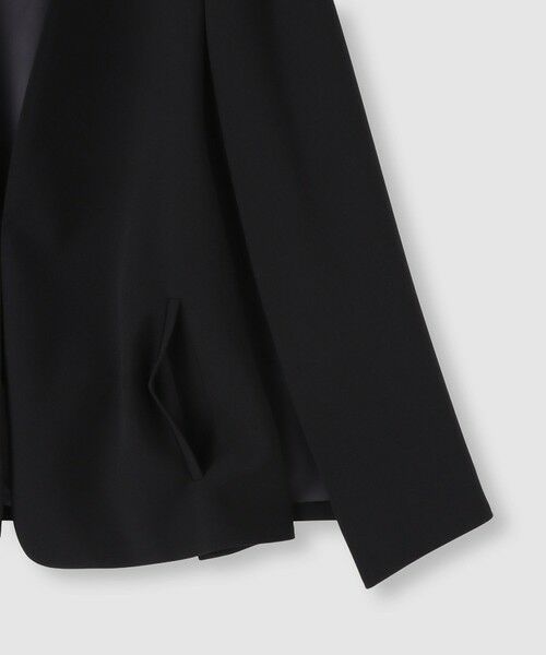 allureville / アルアバイル ノーカラージャケット | ◇【LOULOU WILLOUGHBY】リトルブラックケープJK | 詳細4