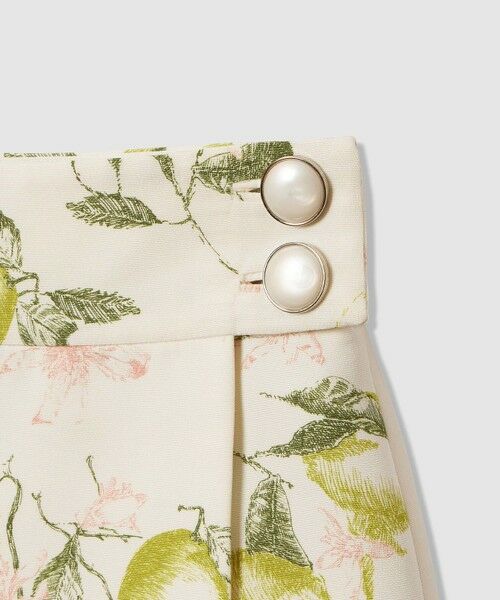 allureville / アルアバイル ミニ・ひざ丈スカート | 【LOULOU WILLOUGHBY】RATTIレモン柄ラップミニスカート | 詳細13