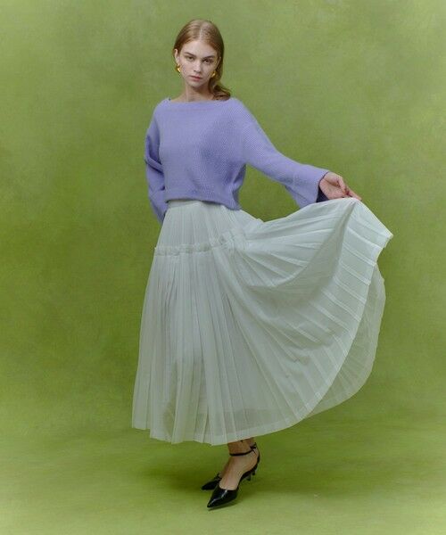 allureville / アルアバイル ロング・マキシ丈スカート | 【LOULOU WILLOUGHBY】カールマイヤープリーツスカート | 詳細2