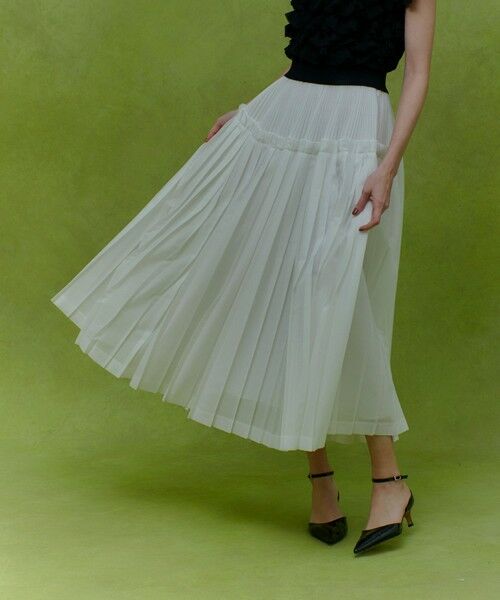 allureville / アルアバイル ロング・マキシ丈スカート | 【LOULOU WILLOUGHBY】カールマイヤープリーツスカート | 詳細3