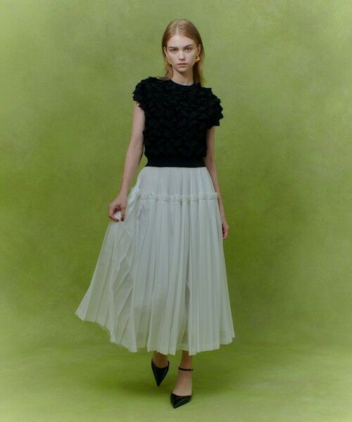 allureville / アルアバイル ロング・マキシ丈スカート | 【LOULOU WILLOUGHBY】カールマイヤープリーツスカート | 詳細6