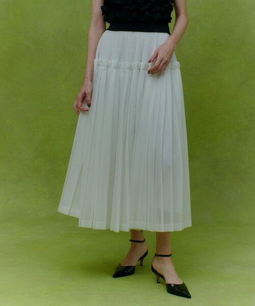 allureville / アルアバイル ロング・マキシ丈スカート | 【LOULOU WILLOUGHBY】カールマイヤープリーツスカート | 詳細7