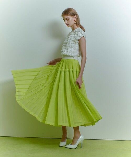 allureville / アルアバイル ロング・マキシ丈スカート | 【LOULOU WILLOUGHBY】カールマイヤープリーツスカート | 詳細16