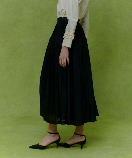 allureville / アルアバイル ロング・マキシ丈スカート | 【LOULOU WILLOUGHBY】カールマイヤープリーツスカート | 詳細23