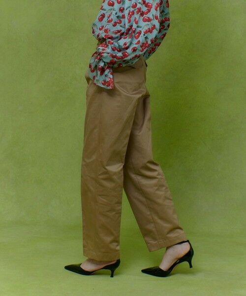 allureville / アルアバイル チノ・ワークパンツ | 【LOULOU WILLOUGHBY】タックチノパンツ | 詳細5