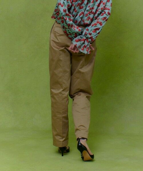 allureville / アルアバイル チノ・ワークパンツ | 【LOULOU WILLOUGHBY】タックチノパンツ | 詳細6