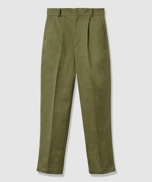 allureville / アルアバイル チノ・ワークパンツ | 【LOULOU WILLOUGHBY】タックチノパンツ(カーキ (76))