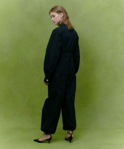 allureville / アルアバイル サロペット・オールインワン | 【LOULOU WILLOUGHBY】タフタビジュー釦オールインワン | 詳細7