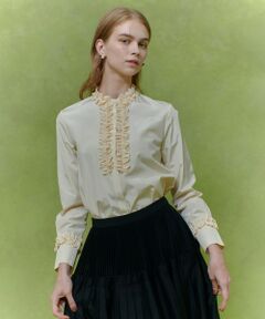 allureville / アルアバイル シャツ・ブラウス | 【LOULOU WILLOUGHBY】テクニカルギャザーブラウス