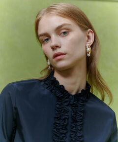 allureville / アルアバイル シャツ・ブラウス | 【LOULOU WILLOUGHBY】テクニカルギャザーブラウス