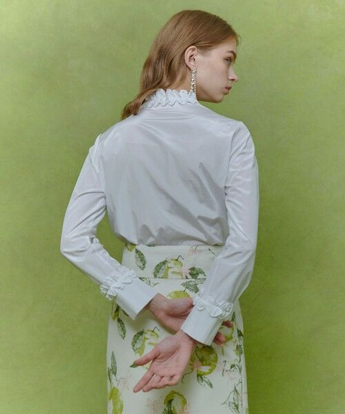 allureville / アルアバイル シャツ・ブラウス | 【LOULOU WILLOUGHBY】テクニカルギャザーブラウス | 詳細3