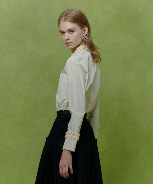 allureville / アルアバイル シャツ・ブラウス | 【LOULOU WILLOUGHBY】テクニカルギャザーブラウス | 詳細10