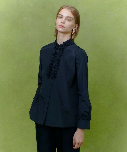 allureville / アルアバイル シャツ・ブラウス | 【LOULOU WILLOUGHBY】テクニカルギャザーブラウス | 詳細17