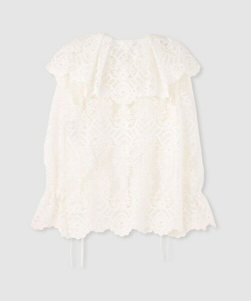 allureville / アルアバイル シャツ・ブラウス | 【LOULOU WILLOUGHBY】チュール刺繍ブラウス | 詳細1