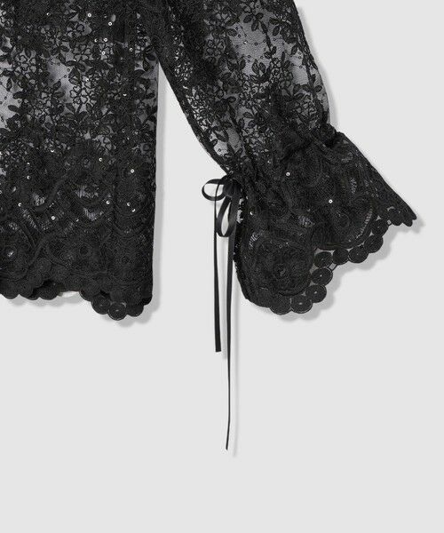 allureville / アルアバイル シャツ・ブラウス | 【LOULOU WILLOUGHBY】チュール刺繍ブラウス | 詳細10