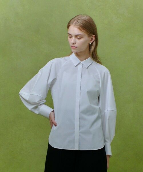 allureville / アルアバイル シャツ・ブラウス | 【LOULOU WILLOUGHBY】キリカエボリュームシャツ | 詳細4