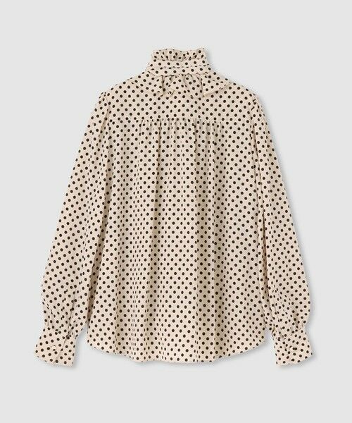 allureville / アルアバイル その他トップス | ◇【LOULOU WILLOUGHBY】デシンドットフリルボウタイブラウス | 詳細1