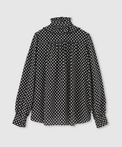 allureville / アルアバイル その他トップス | ◇【LOULOU WILLOUGHBY】デシンドットフリルボウタイブラウス | 詳細16