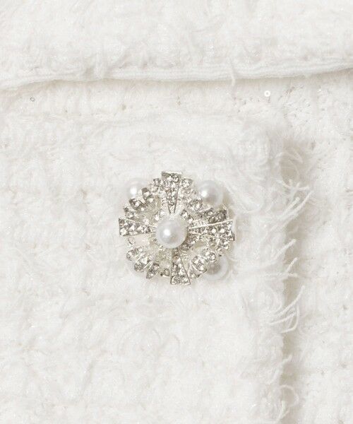 allureville / アルアバイル ロング・マキシ丈ワンピース | 【LOULOU WILLOUGHBY】ニットツィードワンピース | 詳細9