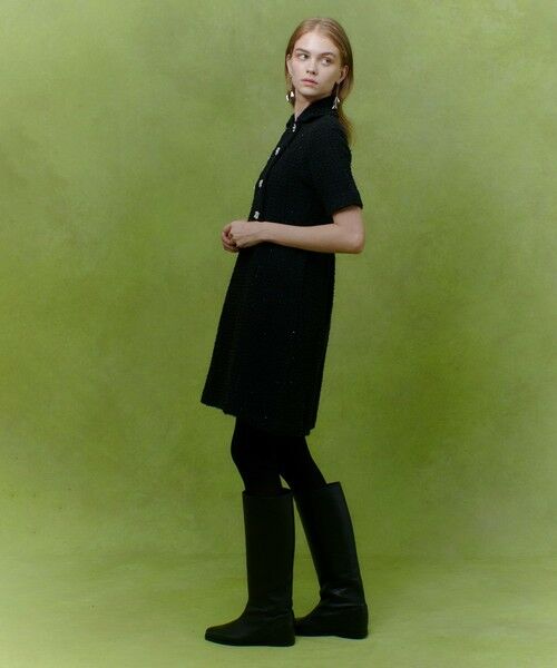 allureville / アルアバイル ロング・マキシ丈ワンピース | 【LOULOU WILLOUGHBY】ニットツィードワンピース | 詳細18