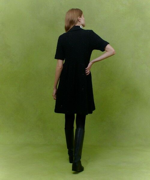 allureville / アルアバイル ロング・マキシ丈ワンピース | 【LOULOU WILLOUGHBY】ニットツィードワンピース | 詳細19