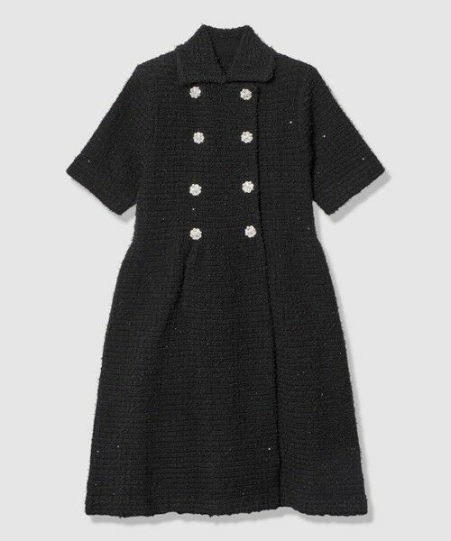 allureville / アルアバイル ロング・マキシ丈ワンピース | 【LOULOU WILLOUGHBY】ニットツィードワンピース | 詳細20