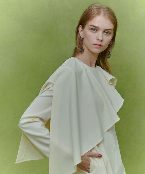 allureville / アルアバイル ロング・マキシ丈ワンピース | 【LOULOU WILLOUGHBY】2WAYケープワンピース | 詳細3