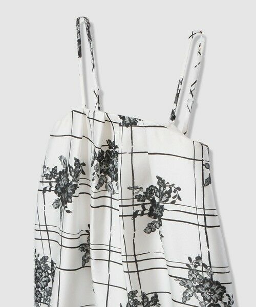 allureville / アルアバイル ミニ丈・ひざ丈ワンピース | 【LOULOU WILLOUGHBY】SILK COフラワーチェックワンピース | 詳細10