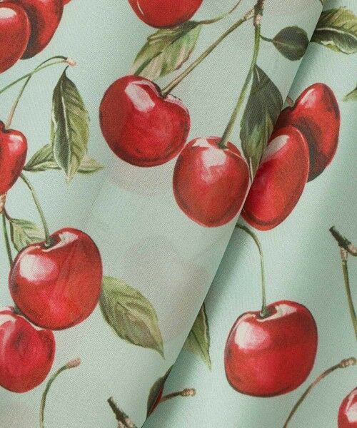 allureville / アルアバイル ロング・マキシ丈ワンピース | 【LOULOU WILLOUGHBY】LISAチェリープリント リボンワンピース | 詳細14