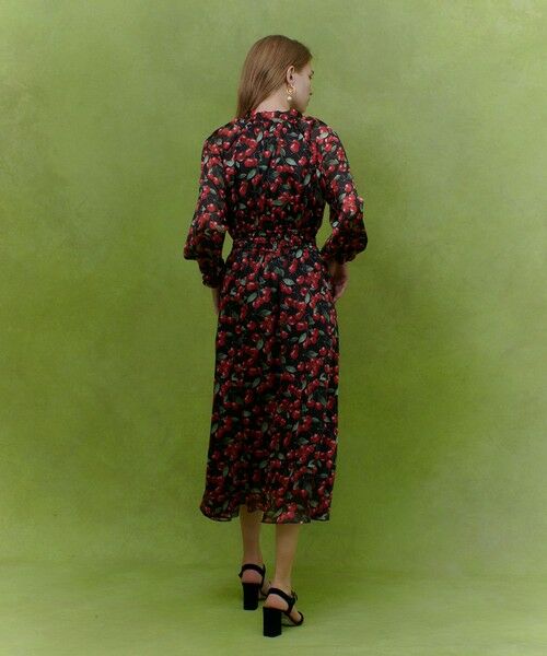 allureville / アルアバイル ロング・マキシ丈ワンピース | 【LOULOU WILLOUGHBY】LISAチェリープリント リボンワンピース | 詳細18