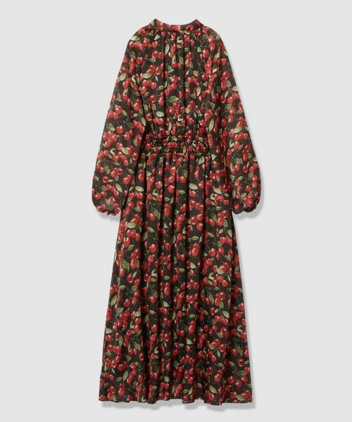 allureville / アルアバイル ロング・マキシ丈ワンピース | 【LOULOU WILLOUGHBY】LISAチェリープリント リボンワンピース | 詳細21