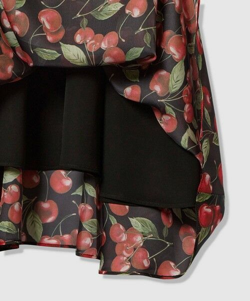 allureville / アルアバイル ロング・マキシ丈ワンピース | 【LOULOU WILLOUGHBY】LISAチェリープリント リボンワンピース | 詳細25