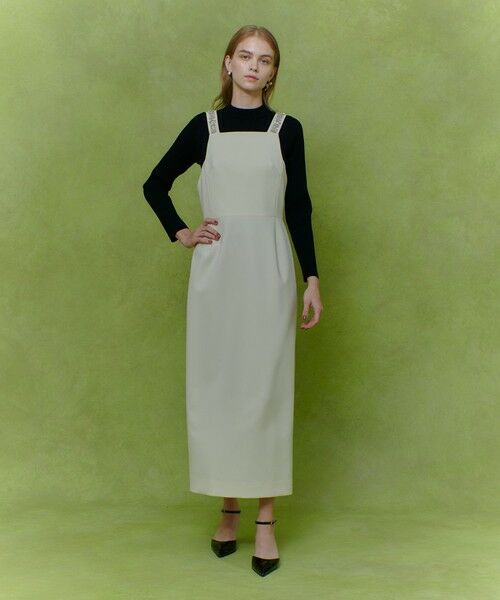 allureville / アルアバイル ロング・マキシ丈ワンピース | 【LOULOU WILLOUGHBY】ビジュージャンパースカート | 詳細1