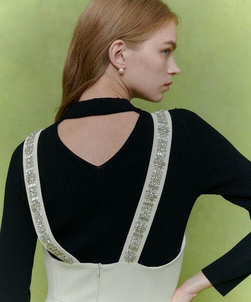 allureville / アルアバイル ロング・マキシ丈ワンピース | 【LOULOU WILLOUGHBY】ビジュージャンパースカート | 詳細5