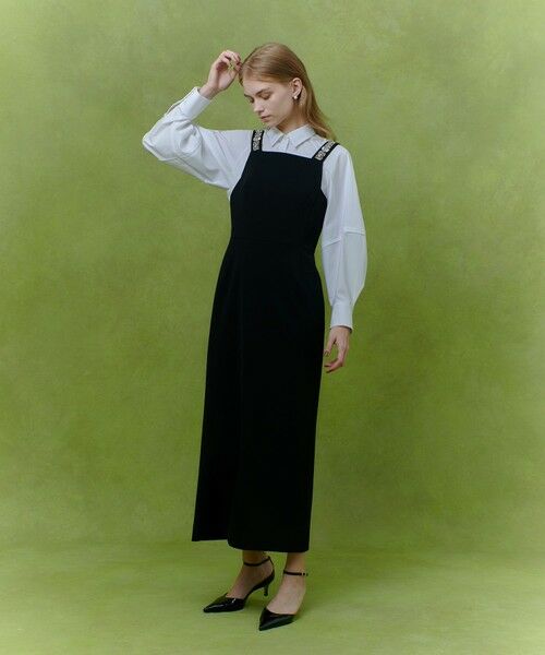 allureville / アルアバイル ロング・マキシ丈ワンピース | 【LOULOU WILLOUGHBY】ビジュージャンパースカート | 詳細17