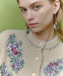 allureville / アルアバイル カーディガン・ボレロ | 【LOULOU WILLOUGHBY】フラワーズエンブロイダリーカーディガン