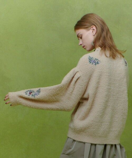 allureville / アルアバイル カーディガン・ボレロ | 【LOULOU WILLOUGHBY】フラワーズエンブロイダリーカーディガン | 詳細4