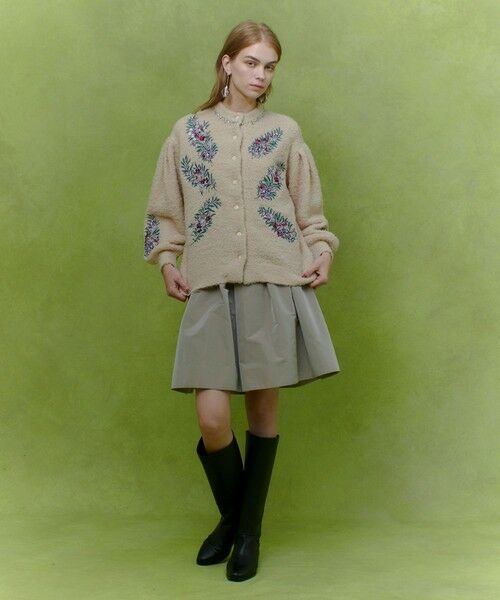 allureville / アルアバイル カーディガン・ボレロ | 【LOULOU WILLOUGHBY】フラワーズエンブロイダリーカーディガン | 詳細6