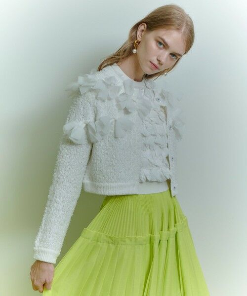 allureville / アルアバイル カーディガン・ボレロ | 【LOULOU WILLOUGHBY】ペタルパピヨンカーディガン | 詳細4