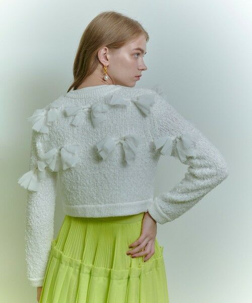 allureville / アルアバイル カーディガン・ボレロ | 【LOULOU WILLOUGHBY】ペタルパピヨンカーディガン | 詳細6