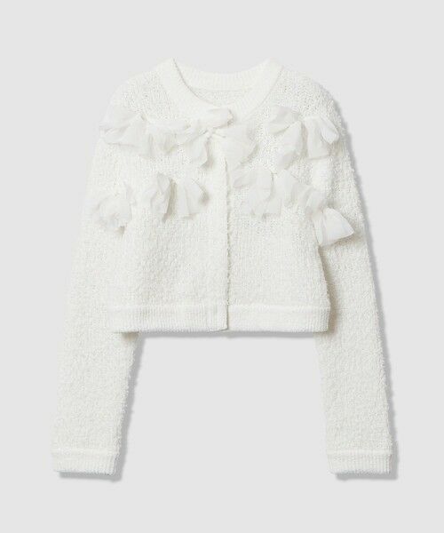 allureville / アルアバイル カーディガン・ボレロ | 【LOULOU WILLOUGHBY】ペタルパピヨンカーディガン | 詳細7