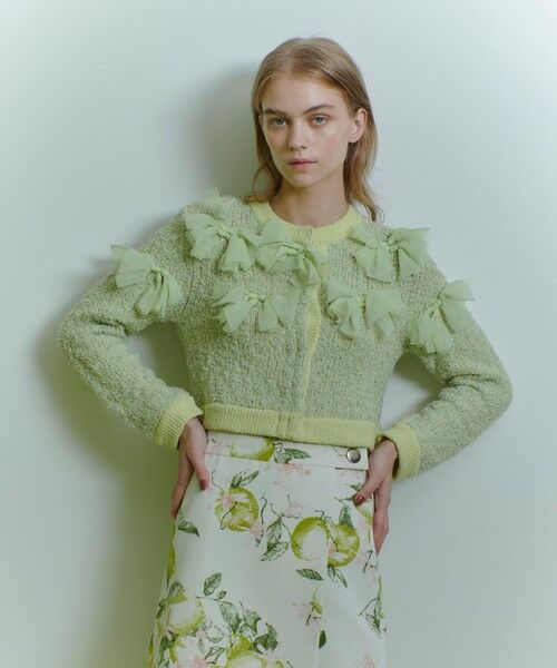 allureville / アルアバイル カーディガン・ボレロ | 【LOULOU WILLOUGHBY】ペタルパピヨンカーディガン | 詳細10