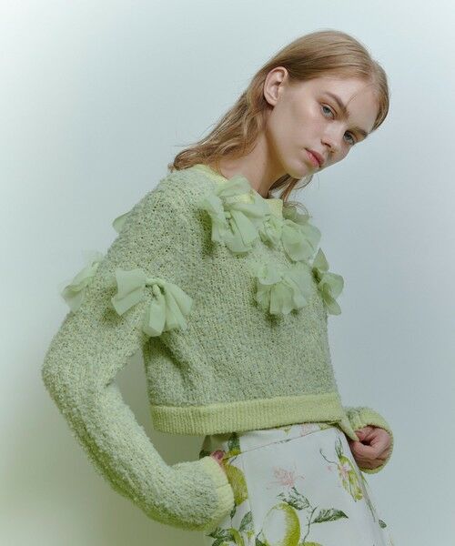 allureville / アルアバイル カーディガン・ボレロ | 【LOULOU WILLOUGHBY】ペタルパピヨンカーディガン | 詳細11