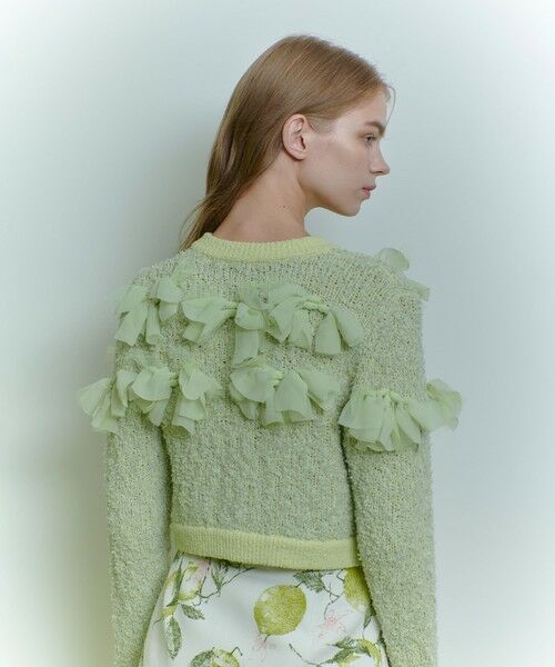 allureville / アルアバイル カーディガン・ボレロ | 【LOULOU WILLOUGHBY】ペタルパピヨンカーディガン | 詳細12